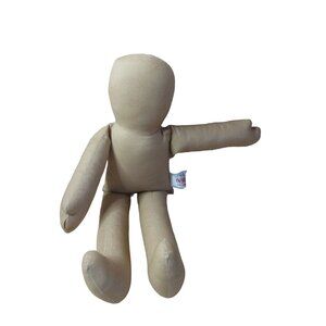 Brown Tan Blank Rag Crafter Doll 15" Design 1 Lizza